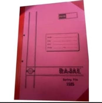 Rajal Deluxe Spring Files (Pack of 6) : Amazon.in: Home